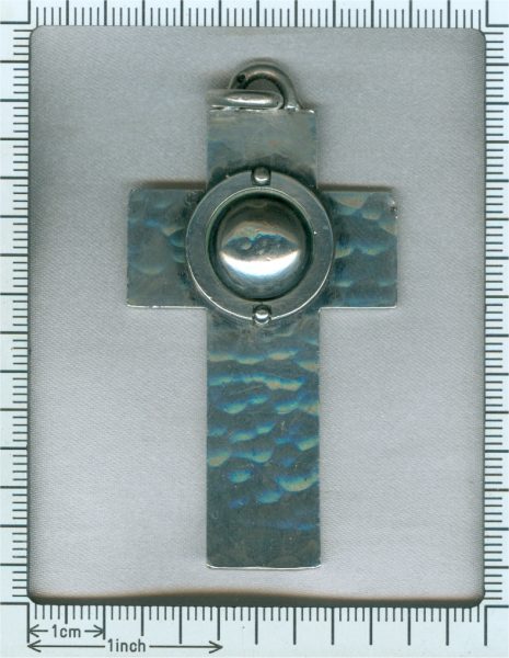 Vintage Jean Després Silver Cross Pendant