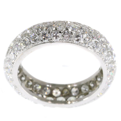 Vintage 5.10ct Brilliant Cut Diamond Eternity Ring