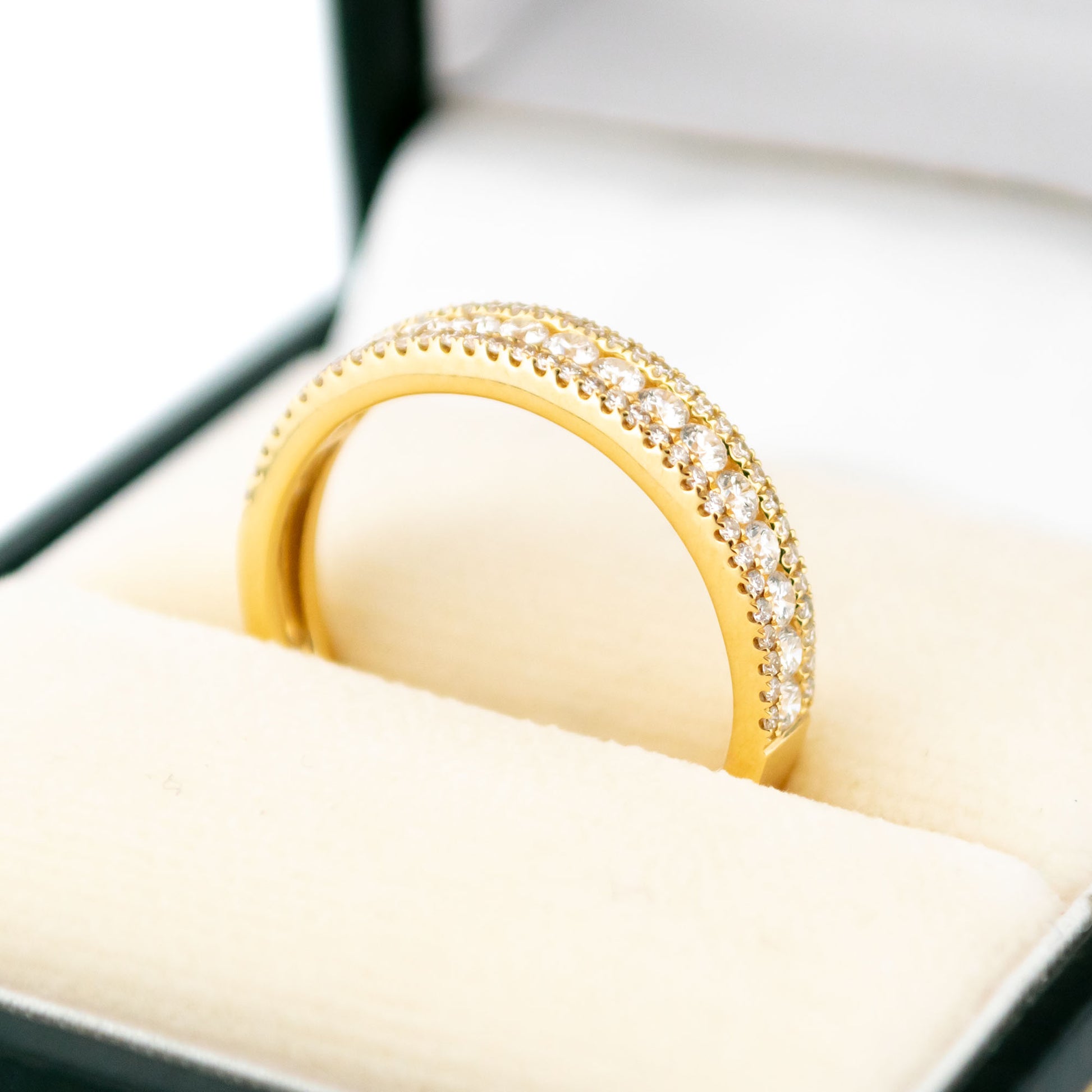 Diamond 18k Triple-Row Ring 17311-9167