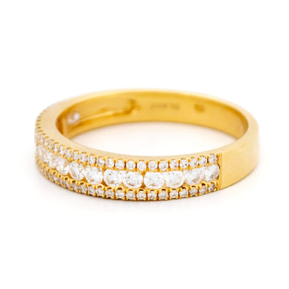 Diamond 18k Triple-Row Ring 17311-9167