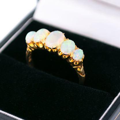 Opal 18k Row Ring 17321-9171