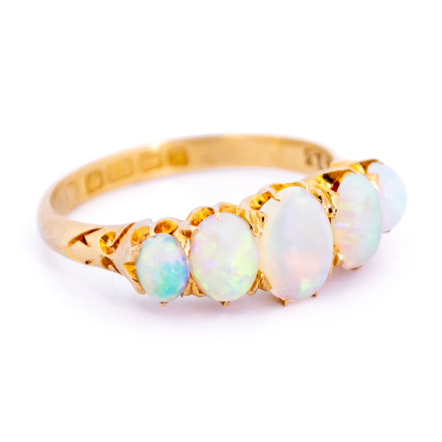 Opal 18k Row Ring 17321-9171