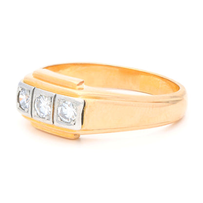 Diamond 18k Trilogy Engagement Ring 17323-9173