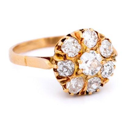 Diamond 14ct Cluster Ring