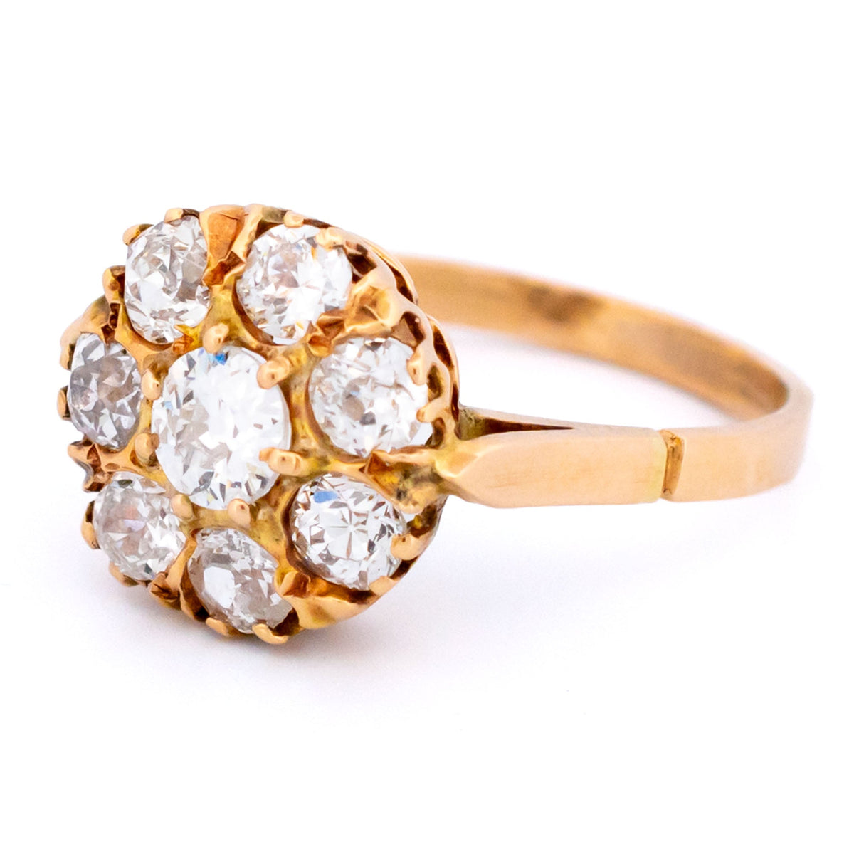 Diamond 14ct Cluster Ring