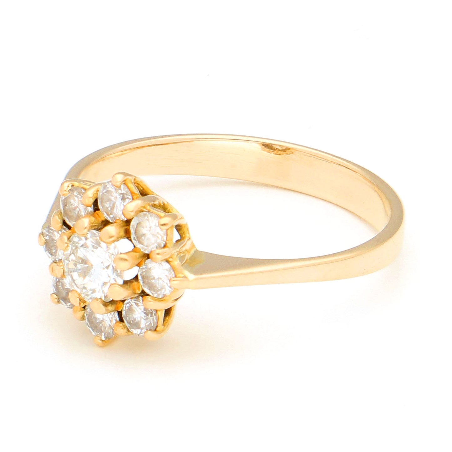 Diamond 18k Cluster Ring 17337-9180