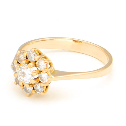 Diamond 18k Cluster Ring 17337-9180