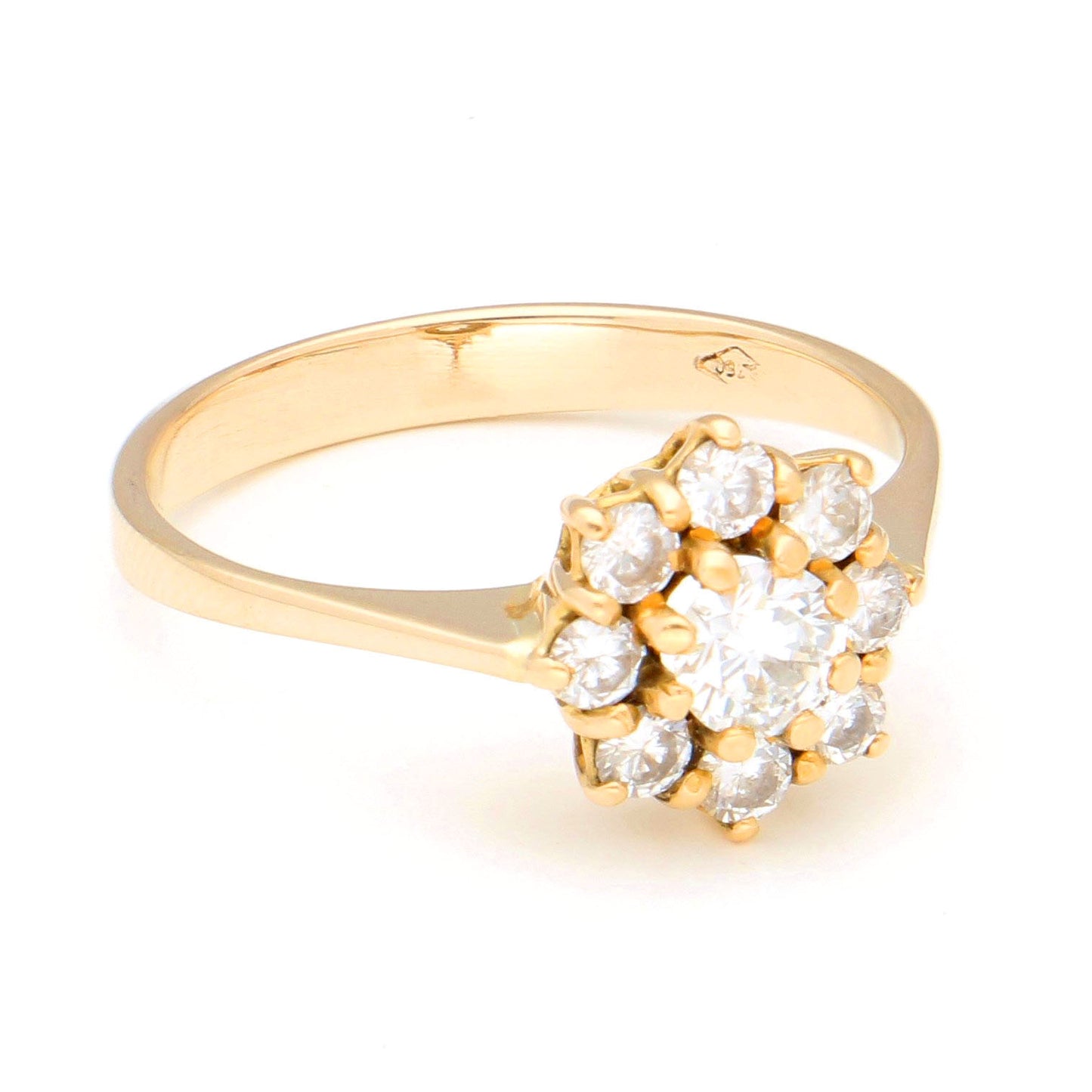 Diamond 18k Cluster Ring 17337-9180