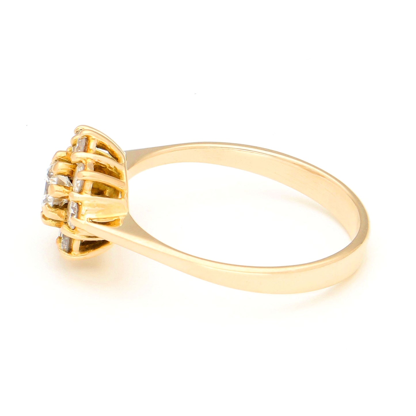 Diamond 18k Cluster Ring 17337-9180