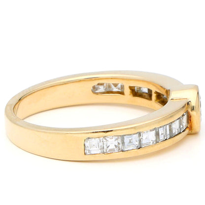 Diamond 14k Bezel Set Ring 17481-9206