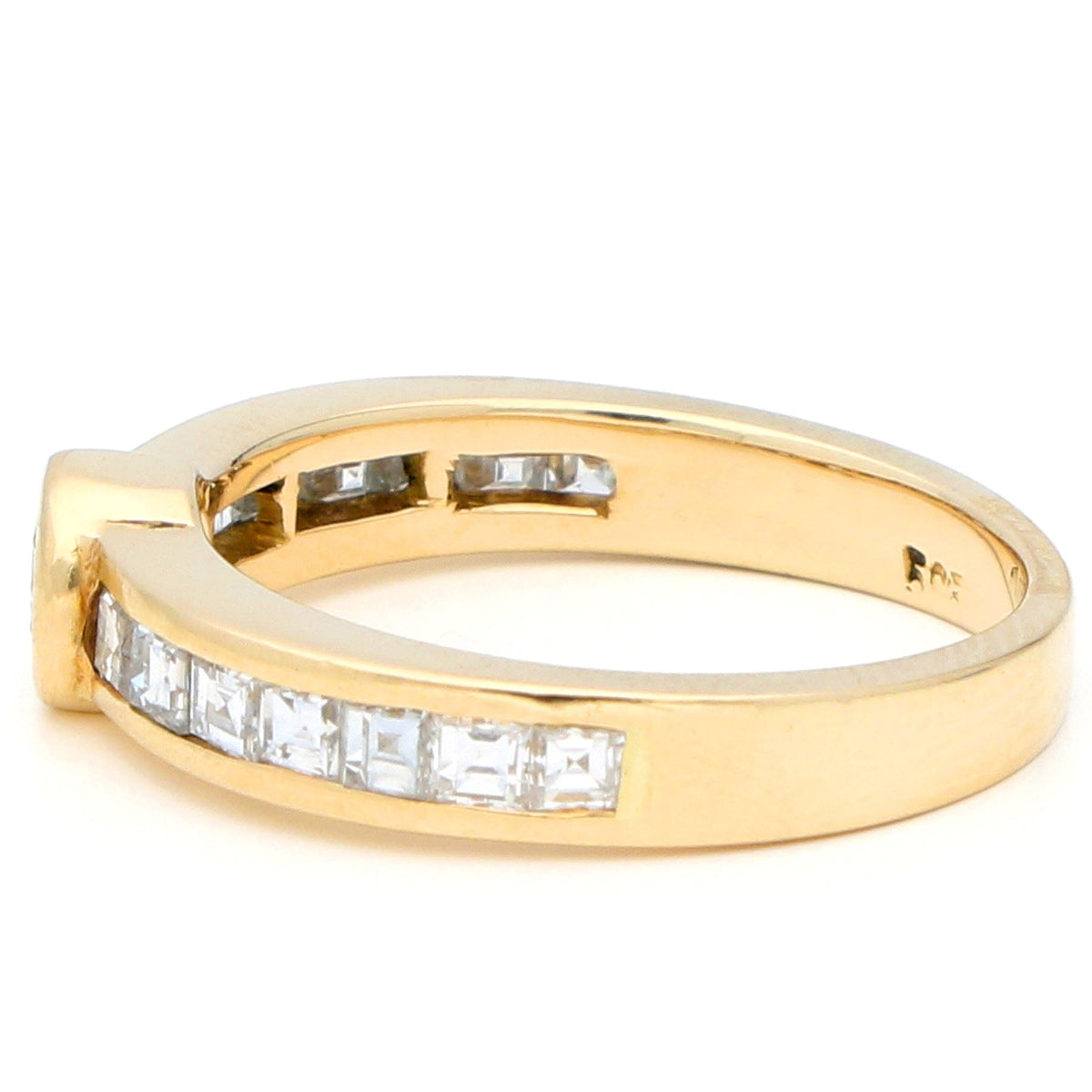 Diamond 14k Bezel Set Ring 17481-9206