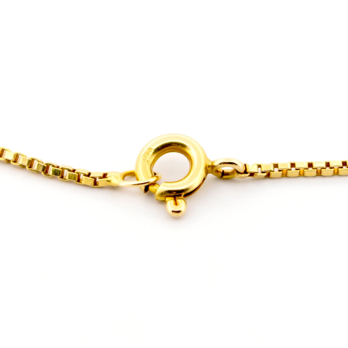 Vintage Peridot Ruby Sapphire Multi Colour Gemstone Necklace in 18ct Gold