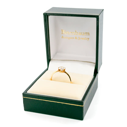 Diamond 14 Carat Gold Solitaire Ring