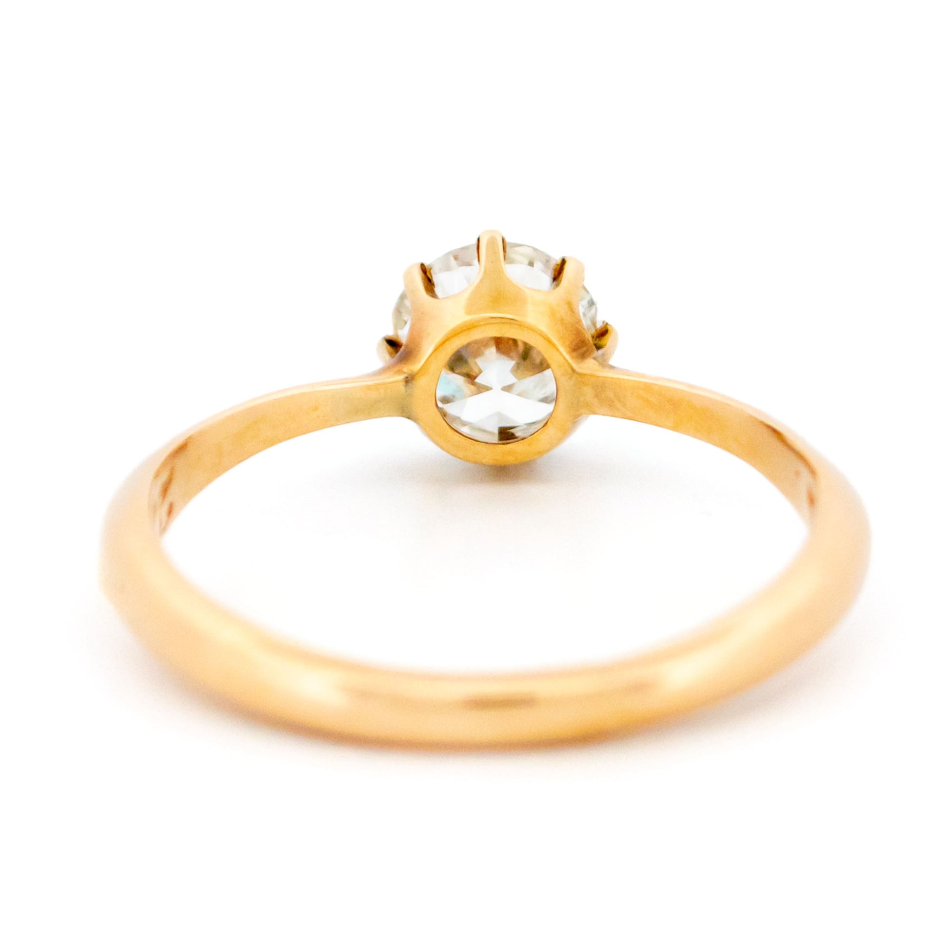 Diamond 14 Carat Gold Solitaire Ring