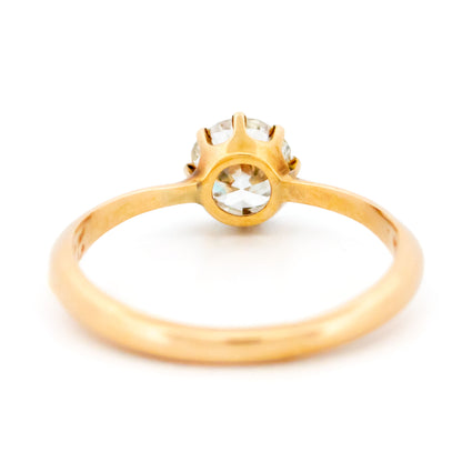 Diamond 14 Carat Gold Solitaire Ring