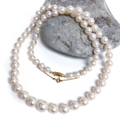 18 Carat Pearl "Classic Single-Strand Pearl" Necklace