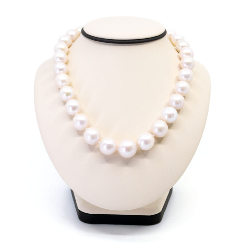 Vintage South Sea Pearl Necklace With Gold Clasp