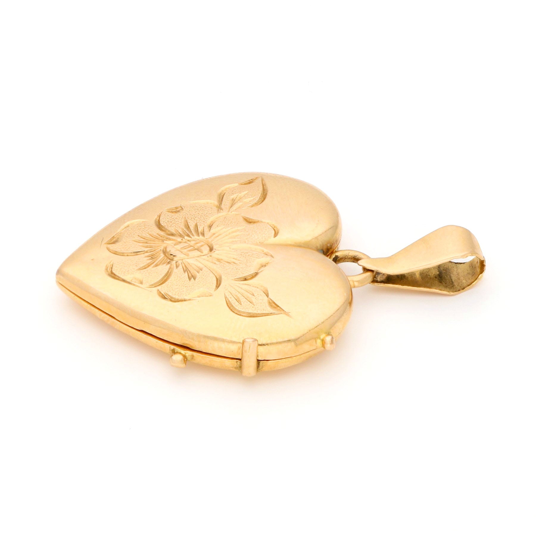 14 Carat Gold Heart-Shape Locket