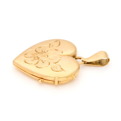 14 Carat Gold Heart-Shape Locket