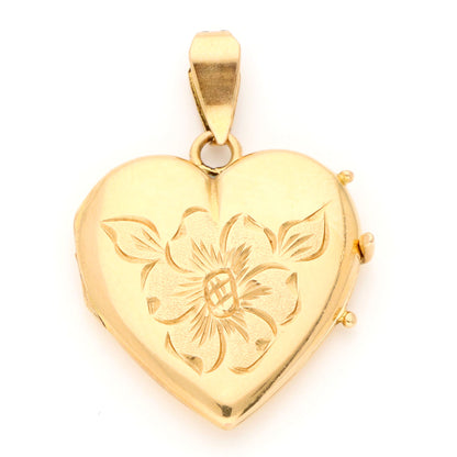 14 Carat Gold Heart-Shape Locket