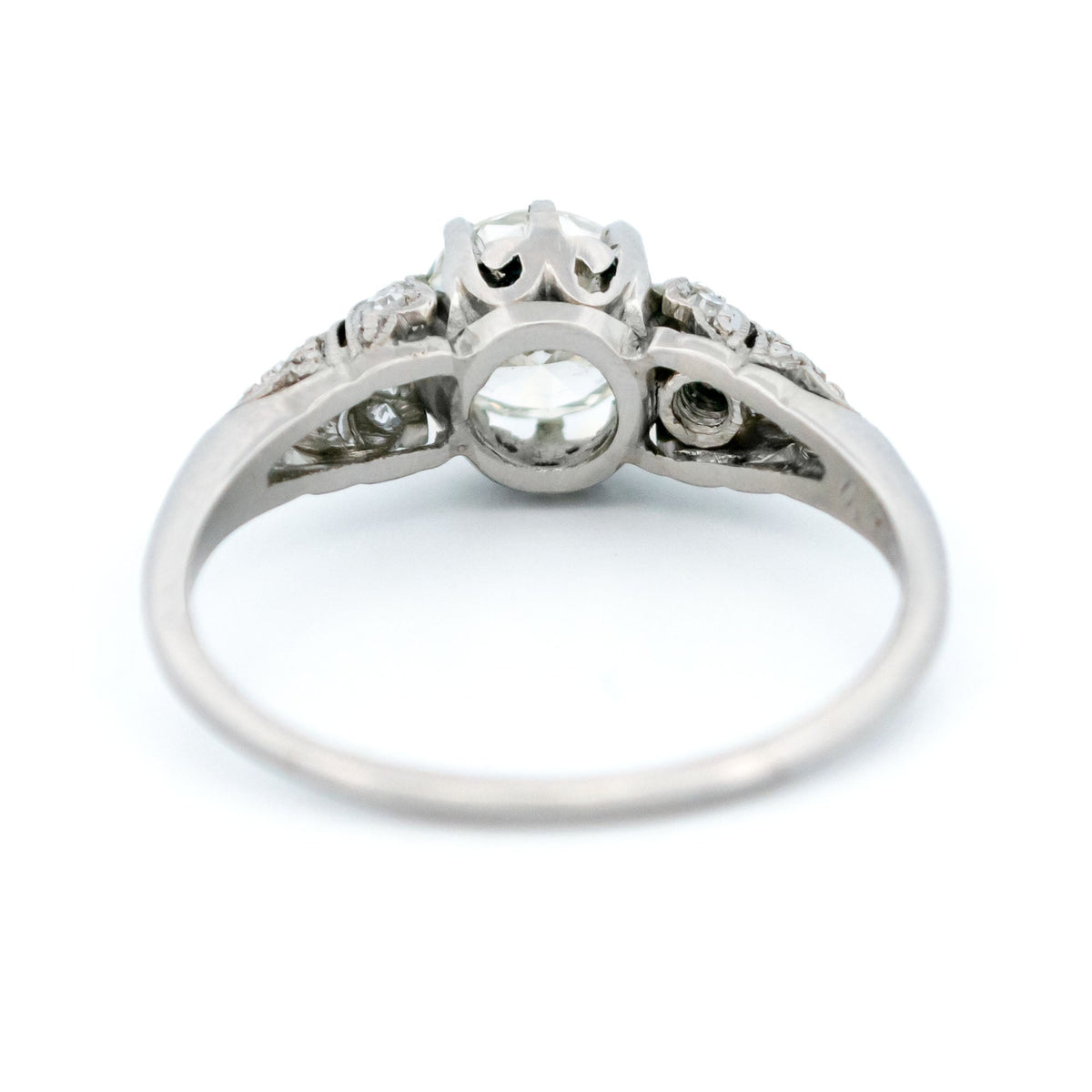 Diamond Platinum Solitaire Ring 17732-9266