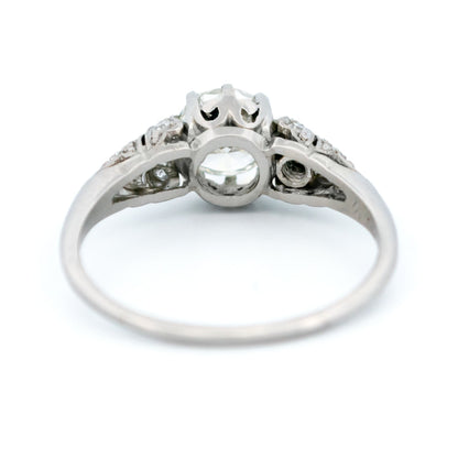 Diamond Platinum Solitaire Ring 17732-9266