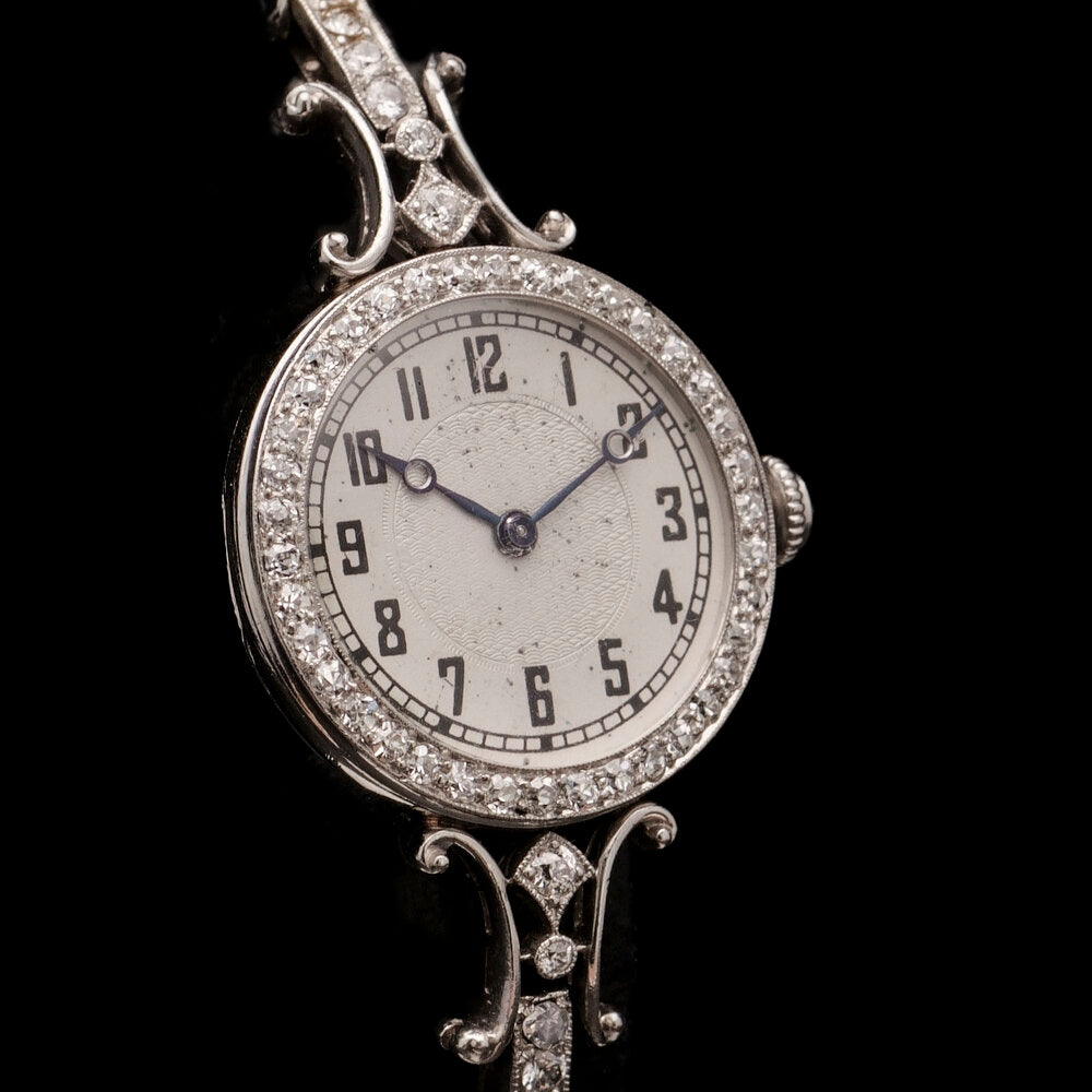 Art Deco Diamond Cocktail Watch by CH Meylan