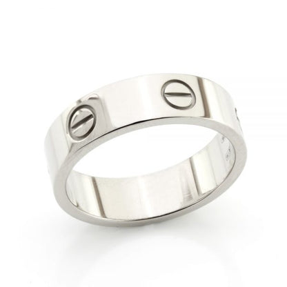 Cartier Love Ring in 18ct White Gold, with Cartier Box, Circa 1996