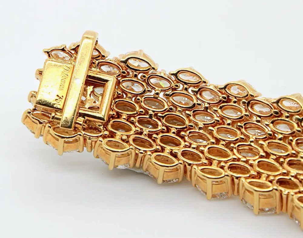 DeLaneau 35cts Diamond Watch in 18ct Yellow Gold