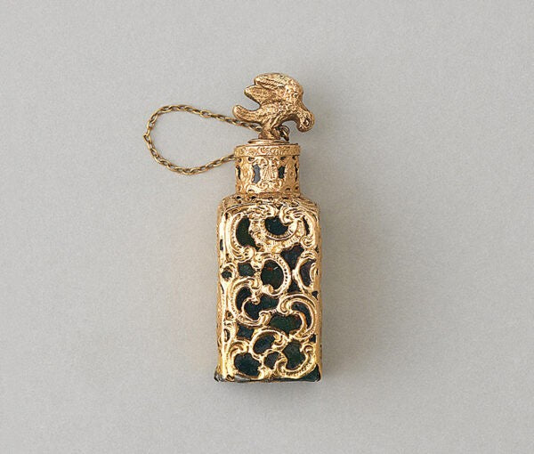 Antique Bloodstone and Gold Scent Bottle, 18th Century