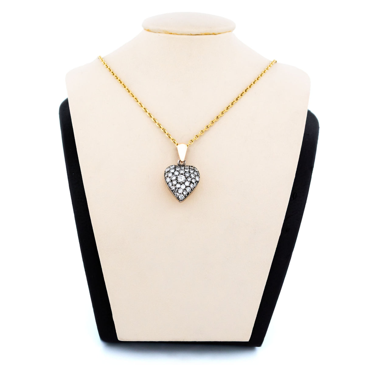 Diamond 14k 925' Silver Heart-Shape Pendant 18020-9396 Image3