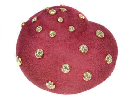 Iconic Vintage Christian Dior Suede Covered Diamond Set Brooch and Earrings Suite, 6.74ct