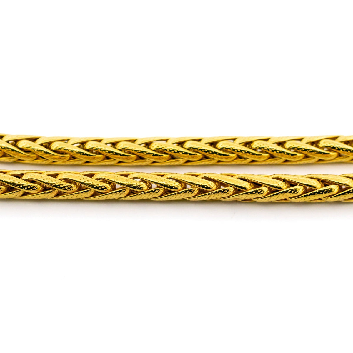 18ct Wheat Spiga Link Chain