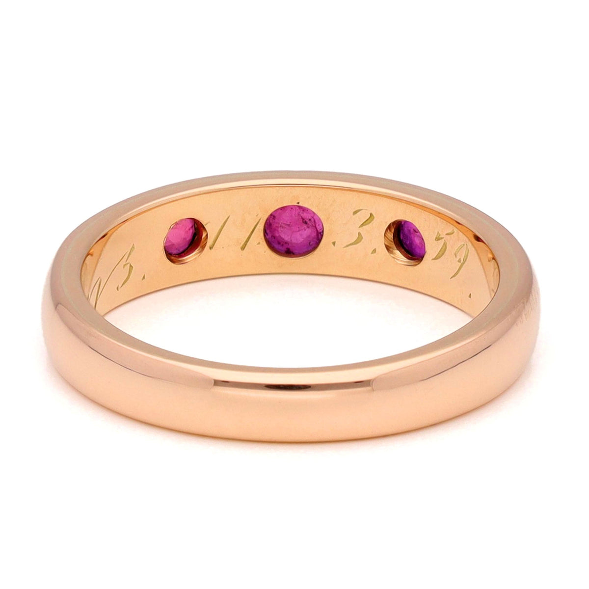 Ruby 14ct Gypsy Ring