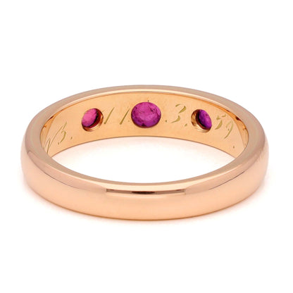 Ruby 14ct Gypsy Ring