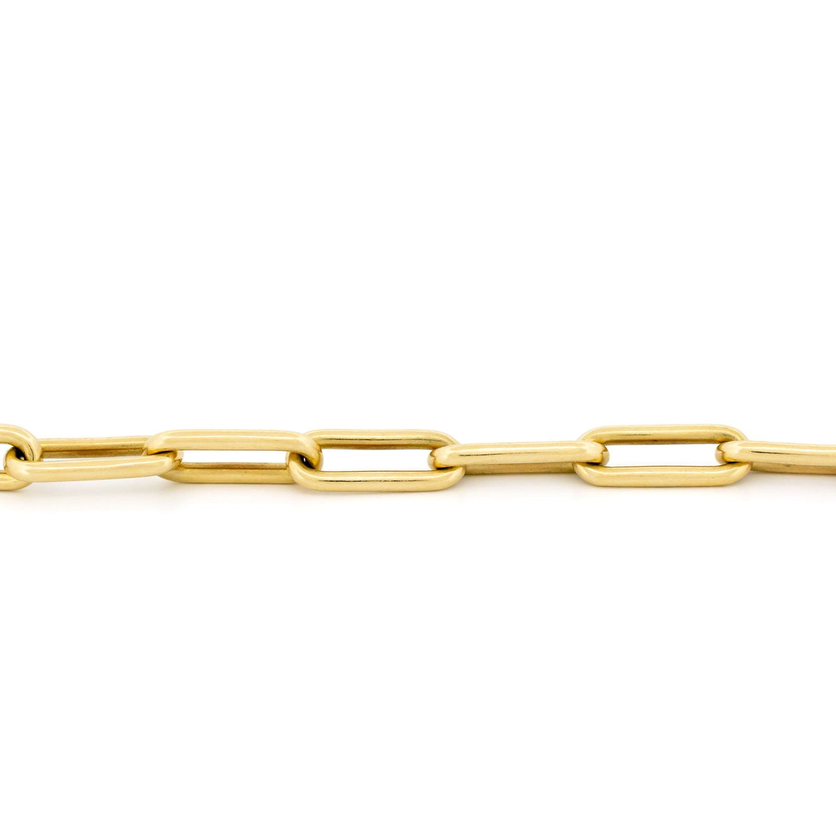 14ct Paper Clip Link Bracelet