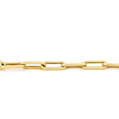14ct Paper Clip Link Bracelet