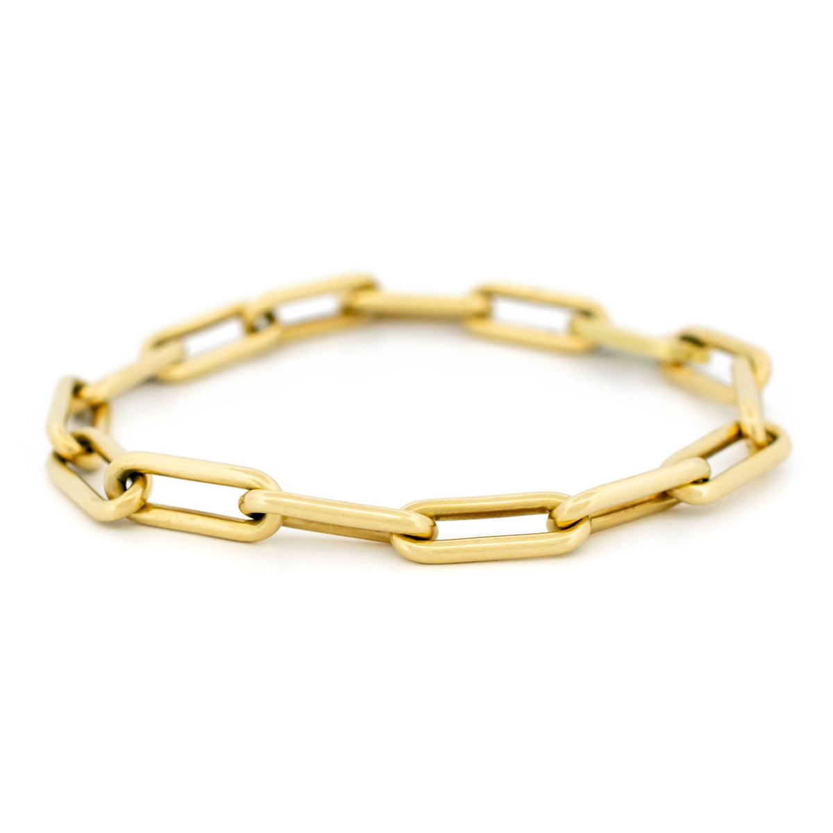 14ct Paper Clip Link Bracelet