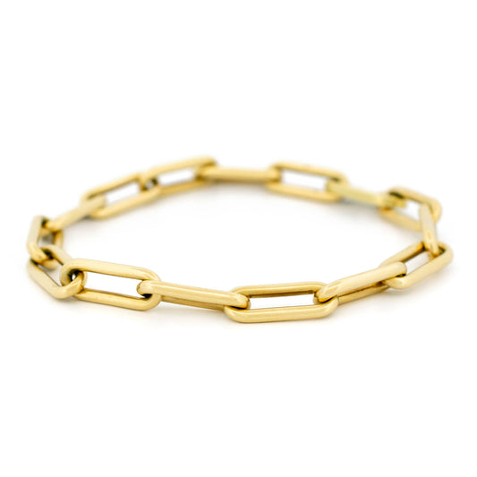 14ct Paper Clip Link Bracelet