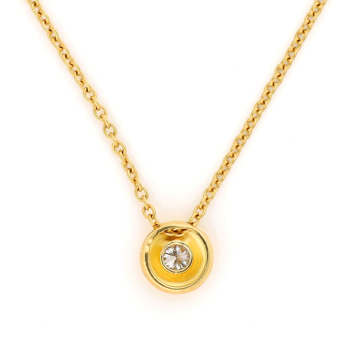 Diamond 18k “Punto Luce” Necklace 18850-9666