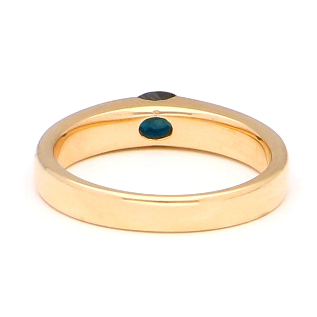 Sapphire 18ct Gypsy Ring