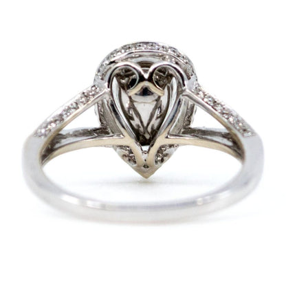 Pear Shaped Brilliant Cut Diamond Ring