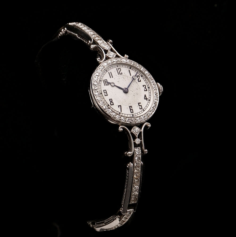 Art Deco Diamond Cocktail Watch by CH Meylan