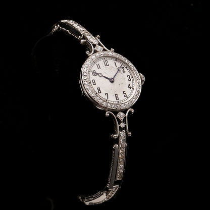 Art Deco Diamond Cocktail Watch by CH Meylan