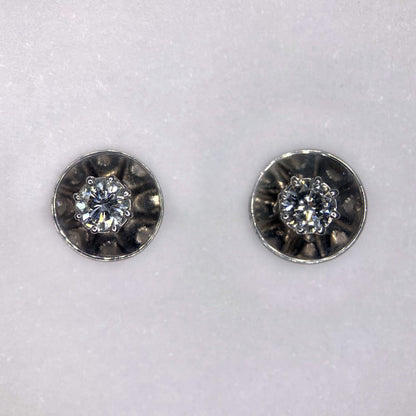 Vintage Diamond Stud Earrings