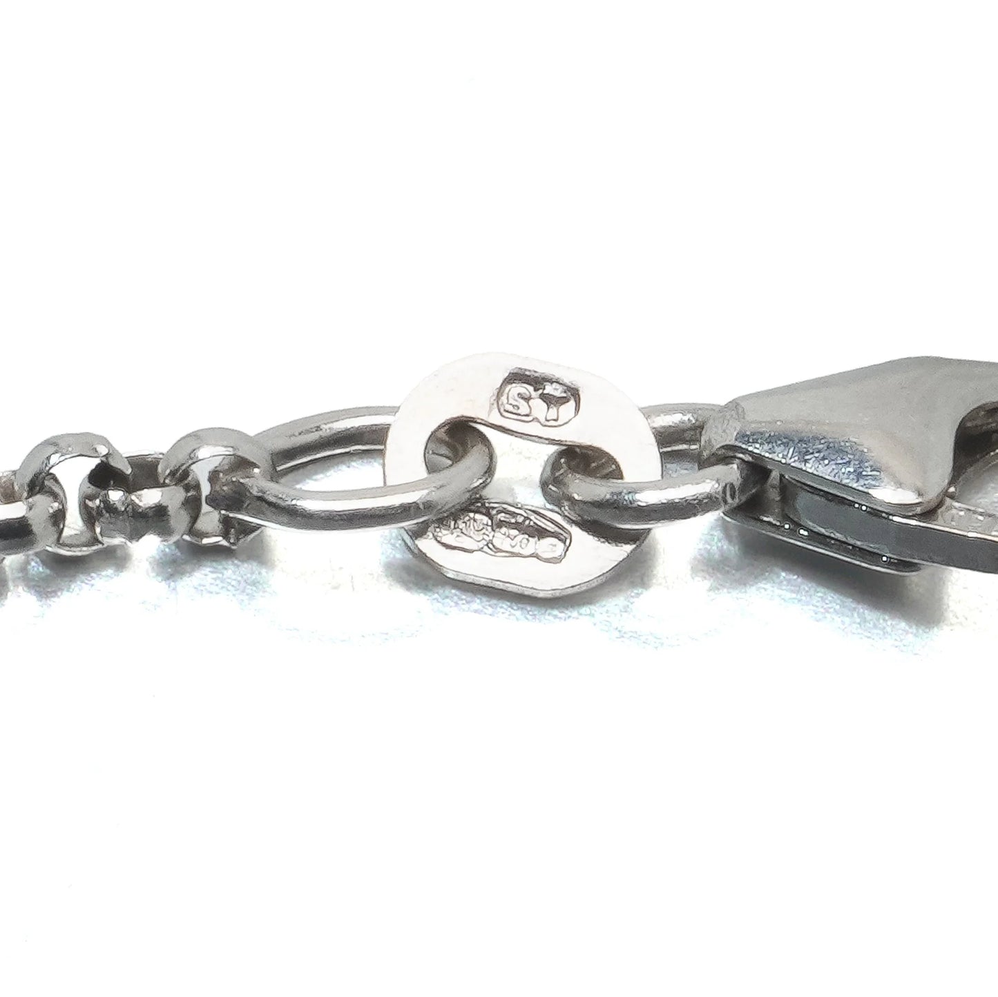 18ct White Gold Diamond Station Bracelet, Vintage 1970s