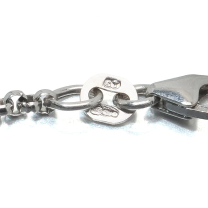 18ct White Gold Diamond Station Bracelet, Vintage 1970s