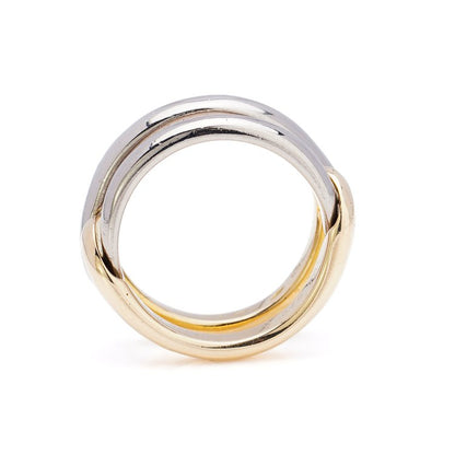 Vintage Cartier Bi Colour 18ct Gold Ring