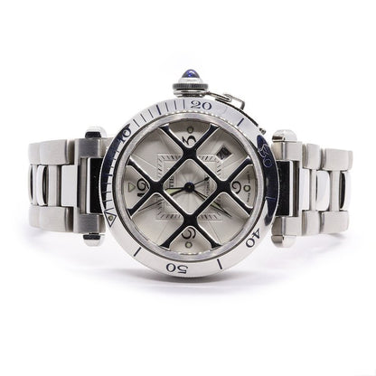 Cartier Pasha Stainless Steel with Grill Automatic Watch