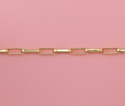 Vintage French 18ct Yellow Gold Oval Link Bracelet